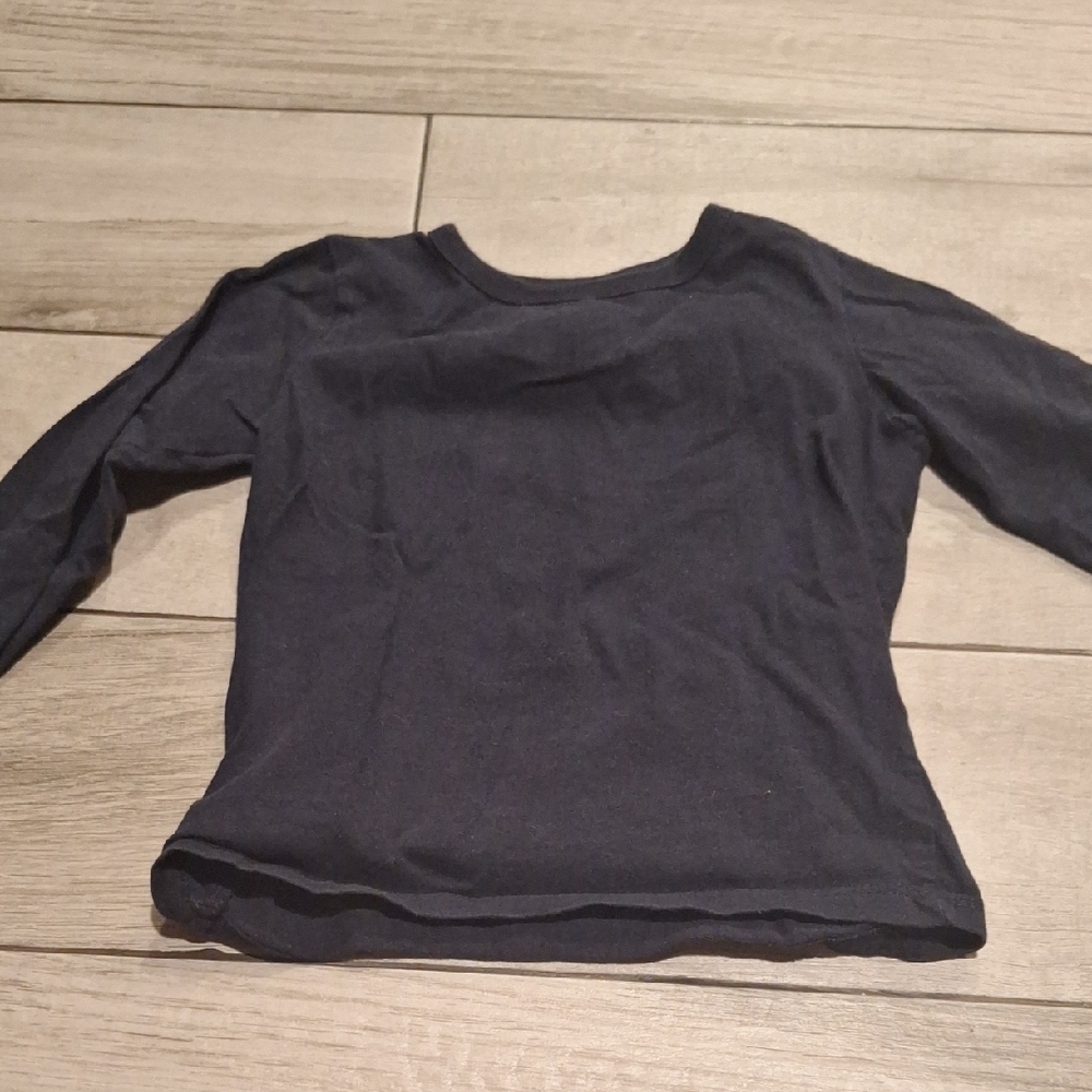 🦔 Classic Black Long Sleeve Toddler Shirt🐠